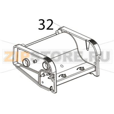Printer case Godex EZPi-1200 Printer case Godex EZPi-1200Запчасть на деталировке под номером: 32Название запчасти Godex на английском языке: Printer case EZPi-1200.