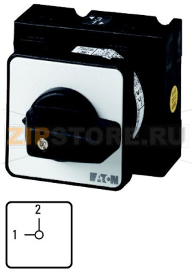 Переключатель, контакты: 4, 32 A, панель: 1-2, 90°, с фиксацией Eaton T3-2-15442/E 