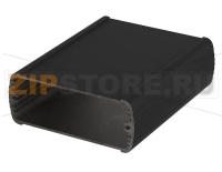 Профиль корпуса Alubos, закрытый, 82x32x100 мм Bopla ABP 800-0100