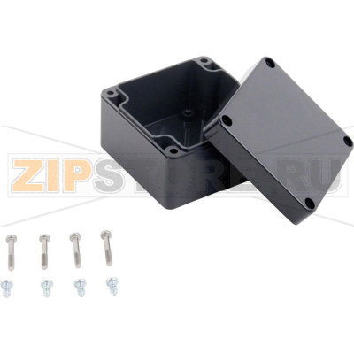 Корпус пластиковый 82x80x55 мм, серый, 1 шт TRU Components KST 210 