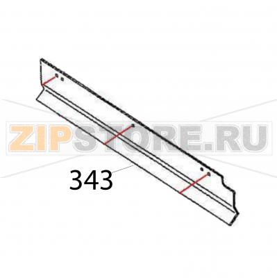 Cutter guide top (D) Sato SG112-ex Cutter guide top (D) Sato SG112-exЗапчасть на деталировке под номером: 343Название запчасти на английском языке: Cutter guide top (D) Sato SG112-ex.