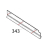 Cutter guide top (D) Sato SG112-ex