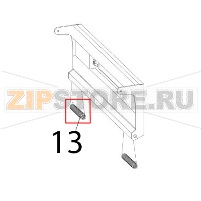 Molla SX richiamo portina Zanolli Citizen PW 9+9/MC Molla SX richiamo portina Zanolli Citizen PW 9+9/MCЗапчасть на деталировке под номером: 13