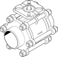 Кран шаровой Festo VZBA-3"-WW-63-T-22-F0710-V4V4T