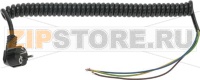 SPIRAL CABLE WITH PLUG 16A 250V 500 mm