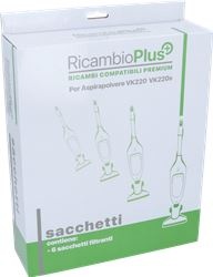 BAGS VK200/VK220s RICAMBIO PLUS PACK 6 P 