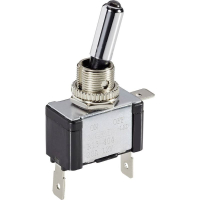 Тумблер автомобильный 12 В/DC, 20 А, 1 x выкл/вкл TRU Components TC-R13-404L BL LED