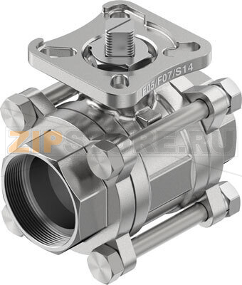 Кран шаровой Festo VZBE-11/2-WA-63-T-2-F0507-V15V15 