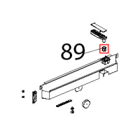 Boccola liscia perno porta chefftop Unox XVC 1005P