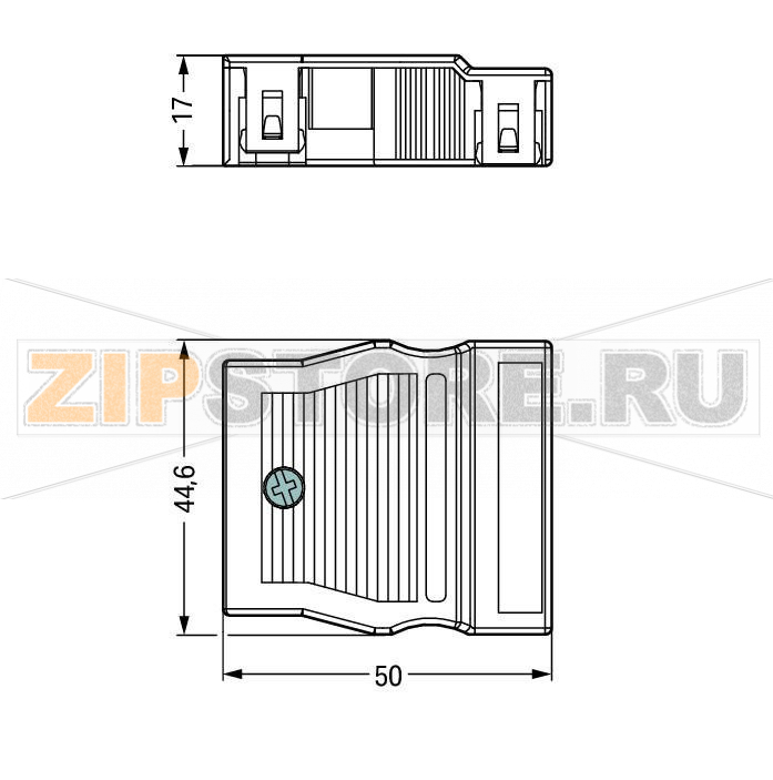 Корпус разгрузки натяжения; 4-пол.; для 2 кабелей; 9,0 – 13,0 мм; 55 mm; белые Wago 770-514 
