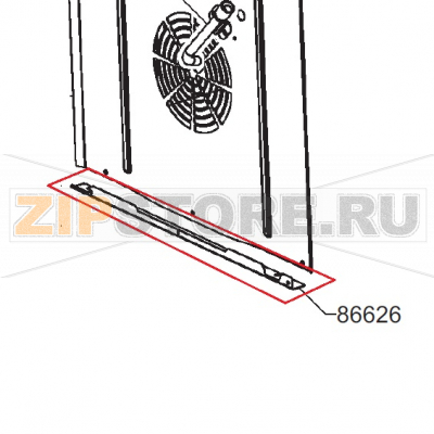 Supp deflettore Smeg ALFA 43 GH Supp deflettore Smeg ALFA 43 GHЗапчасть на деталировке под номером: 86626Название запчасти на итальянском языке: Supp deflettore Smeg ALFA 43 GH