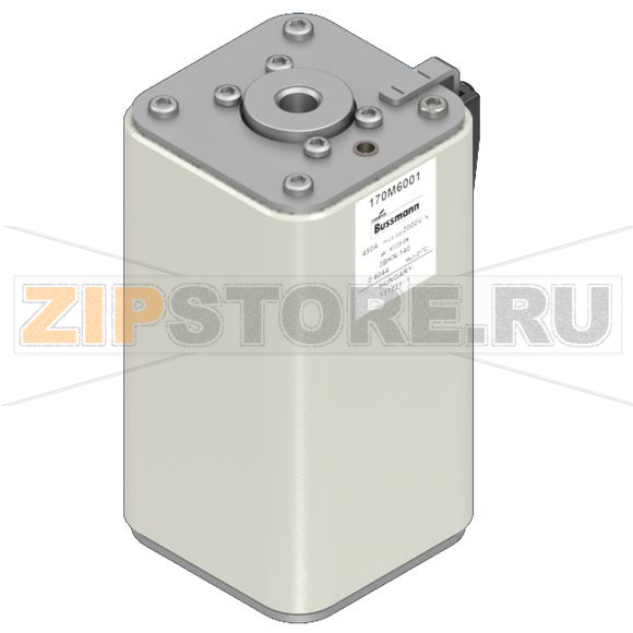 Предохранитель, 450 A, AC 2000 В, size 3, 74x96x143 мм, aR, IEC Eaton FUSE 450A 2000V 3BKN/140 