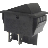Переключатель клавишный 250 В/AC, 10 А, 2 x выкл/вкл TRU Components TC-R13-69A-01