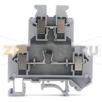 Клемма со встроенным диодом 1N4007, серая CHIKU RUG/D-C