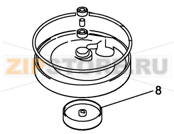 Шкив (нижний) Fimar PPF/10 Шкив (нижний) для картофелечисток Fimar PPF/10Запчасть на деталировке под номером: 8Количество запчастей в комплекте: 1Оригинальное название запчасти Fimar: Pulley