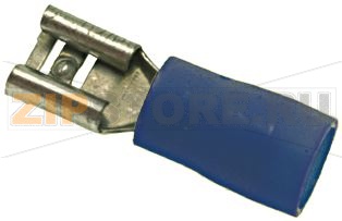 КАБЕЛЬНАЯ КЛЕММА СИНЯЯ F 6,3X0,8 MM 100 ШТ 