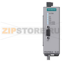 SIPLUS NET, оптический модуль связи OLM/P11 V4.1, рабочая температура -25 ... +60&#176;C, пуск при -25&#176;C, со стойким покрытием, на основе 6GK1503-2CA01 . Оптический модуль связи с 1 портом RS485 и 1 оптическим портом для пластикового кабеля (2 BFOC-р