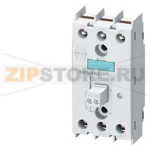 ПОЛУПРОВОДНИКОВОЕ РЕЛЕ 3-PHASE 3RF2 55A  40 DEG. C 48-600V / 110V AC, УПРАВЛЕНИЕ ПО 2-М ФАЗАМ, ВИНТОВЫЕ КЛЕММЫ BLOCKING VOLTAGE 1200V Siemens 3RF2255-1AB35 