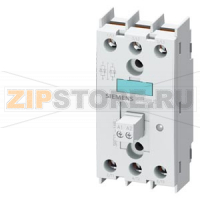 ПОЛУПРОВОДНИКОВОЕ РЕЛЕ 3-PHASE 3RF2 55A  40 DEG. C 48-600V / 110V AC, УПРАВЛЕНИЕ ПО 2-М ФАЗАМ, ВИНТОВЫЕ КЛЕММЫ BLOCKING VOLTAGE 1200V Siemens 3RF2255-1AB35
