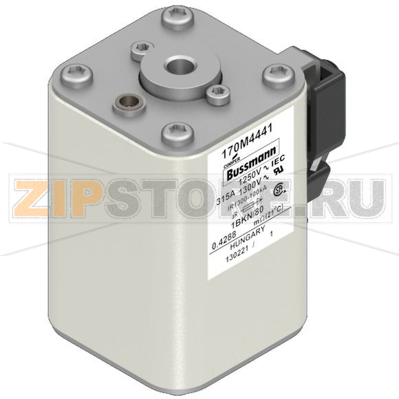 Предохранитель, 315 A, AC 1250 В, 100 кА, size 1, 53x69x80 мм, aR, IEC UL Eaton FUSE 315A 1250 
