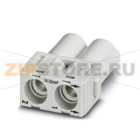 Модуль HEAVYCON для штыревых контактных вставок Phoenix Contact HC-M-02-HS-70/22-MOD-ST