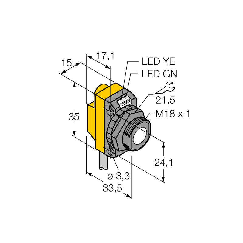 Датчик ультразвуковой Turck QS18UNAE W/30 