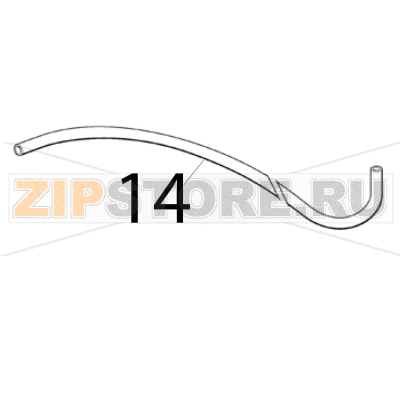 Plastic hose Scotsman AF 124 Plastic hose Scotsman AF 124Запчасть на деталировке под номером: 14