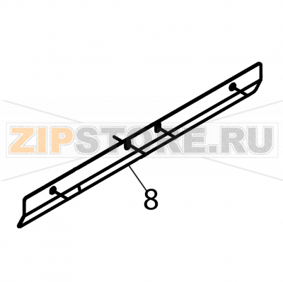 Lower protector escape inlet Fagor FI-2700I Lower protector escape inlet Fagor FI-2700IЗапчасть на деталировке под номером: 8Название запчасти Fagor на английском языке: Lower protector escape inlet FI-2700I.