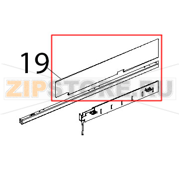 Profilo paracalore cruscotto inox Unox XBC 604P Profilo paracalore cruscotto inox Unox XBC 604PЗапчасть на деталировке под номером: 19