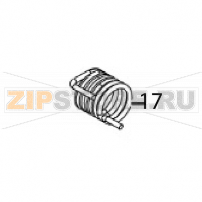 Spring R cover open Sato CT412LX DT Spring R cover open Sato CT412LX DTЗапчасть на деталировке под номером: 17Название запчасти на английском языке: Spring R cover open Sato CT412LX DT.