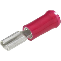 Клемма плоская 6.3 мм, 0.8 мм, 180°, синяя, 1 шт TE Connectivity 9-160313-2