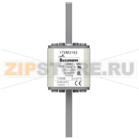Предохранитель, 100 A, AC 690 В, 200 кА, size 1, 45x45x134 мм, aR, DIN, IEC Eaton FUSE 100A 690