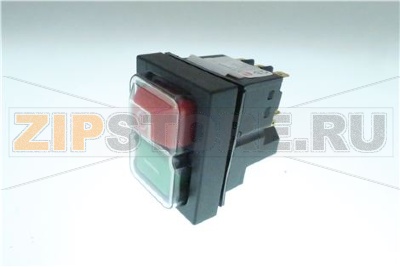 INTERRUTTORE RETTANGOLARE VERDE ROSSI 