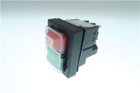 INTERRUTTORE RETTANGOLARE VERDE ROSSI