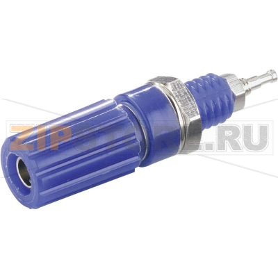 Зажим полюсной 10 А, синий, 1 шт TRU Components TC-R1-9 