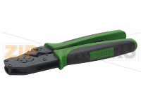 Обжимной инструмент Variocrimp 4; для изолированных и неизолированных зажимов; Диапазон обжима: от 0,25 до 4,0 мм Wago 206-1204