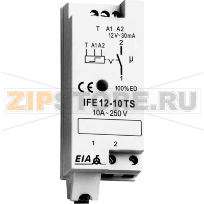 Переключатель дистанционный 230 В, 10 А, 2300 Вт, 1 шт Eltako IFE12-10TS 