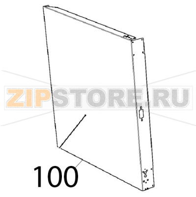 Fianco SX Unox XBC 615EG Fianco SX Unox XBC 615EGЗапчасть на деталировке под номером: 100