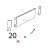 Morsetto femmina estraibile CPF 5 Unox XBC 1005E