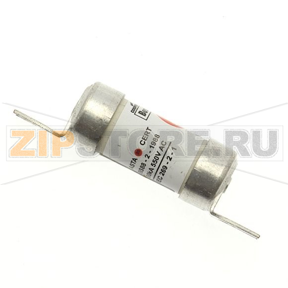 Предохранитель, 6 A, AC 550 В, DC 250 В, 80 кА, BS88/A1, 14 * 56 мм, gL/gG, BS Eaton 6AMP 550V AC B 