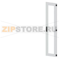 SIVACON, door, right, inspection window, IP55, H: 2000 mm, W: 400 mm, RAL 7035, Protection class 1 Siemens 8MF1040-2UT14-0BE2