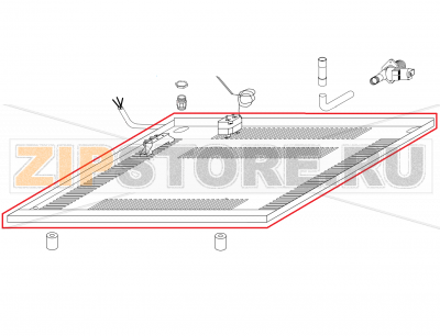 Sheet bottom Garbin 43 DX UMI Sheet bottom Garbin 43 DX UMIЗапчасть на сборочном чертеже под номером:&nbsp;FON006