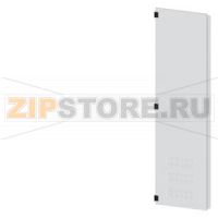 SIVACON, door half, left, with ventilation openings, IP40, H: 2000 mm, W: 500 mm, RAL 7035, Protection class 1 Siemens 8MF1050-2UT25-2BA2
