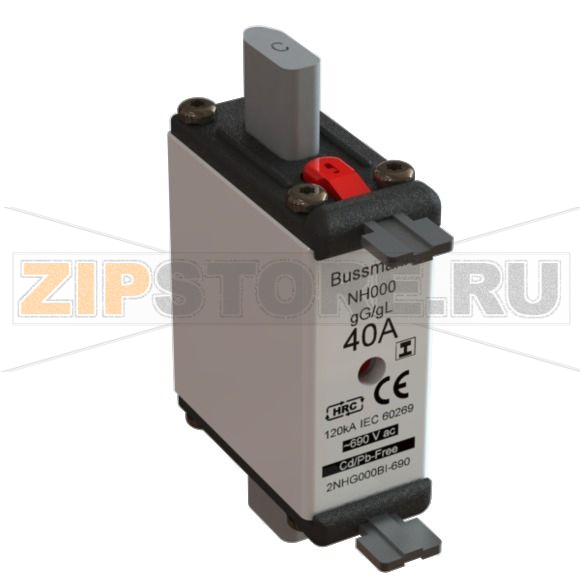 Предохранитель, 32 A, AC 690 В, 120 кА, NH000, gL/gG, IEC Eaton NH FUSE 32AMP 690V SIZE 000 GG IMGL 