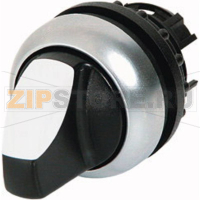 Головка переключателя, пластик, черная: 1 шт Eaton M22-WLK3-W