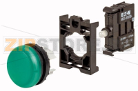 Лампа зеленая, питание 230 В AC Eaton M22-L-G-LED230-BVP