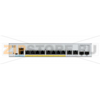 Коммутатор Управляемый Cisco - Catalyst 1000, Layer 2, 8-PoE, 8-1GbE, 2-combo-1GbE, ROM-256MB, RAM-512MB, SNMP, Web, CLI, C1000-8P-2G-L