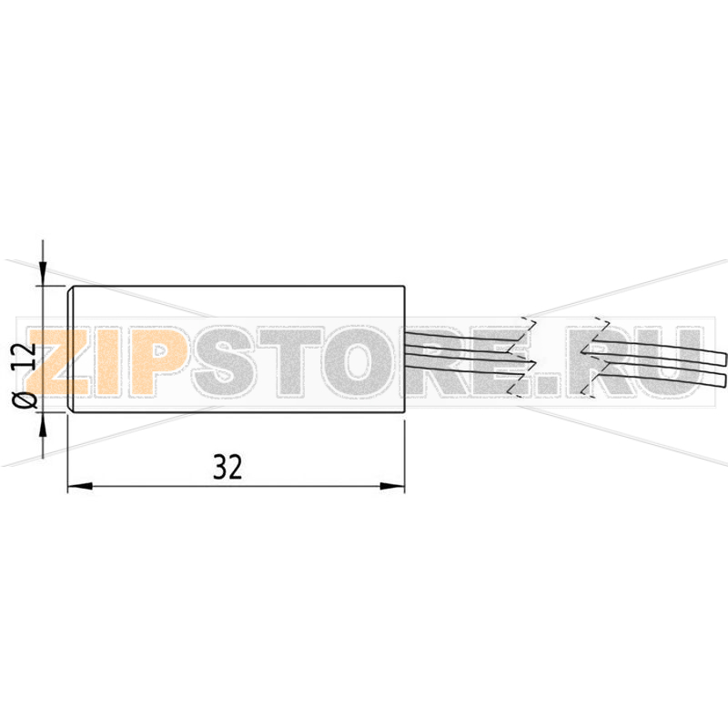 Модуль лазерный, красный, 3 МВт Picotronic LC635-3-4.5(12x32) 