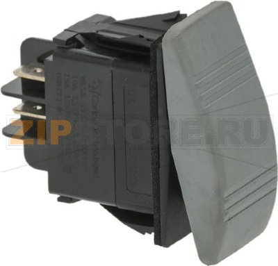 СЕРЫЙ ДВУХПОЛЮСНЫЙ ПЕРЕКЛЮЧАТЕЛЬ, 10 А, 250 В 