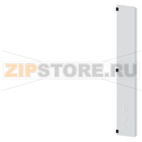 SIVACON, door half, left, with ventilation openings, IP40, H: 2200 mm, W: 300 mm, RAL 7035, Protection class 1 Siemens 8MF1230-2UT25-2BA2